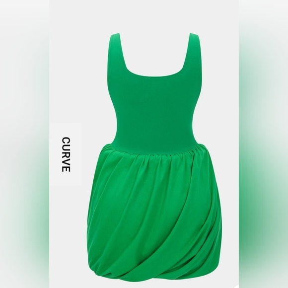 MICAS Green Sleeveless Curve Dress - Picture 2 of 7